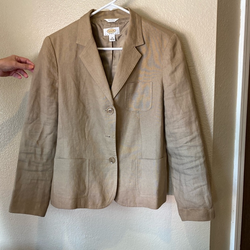 Talbots Irish Linen Suit Jacket